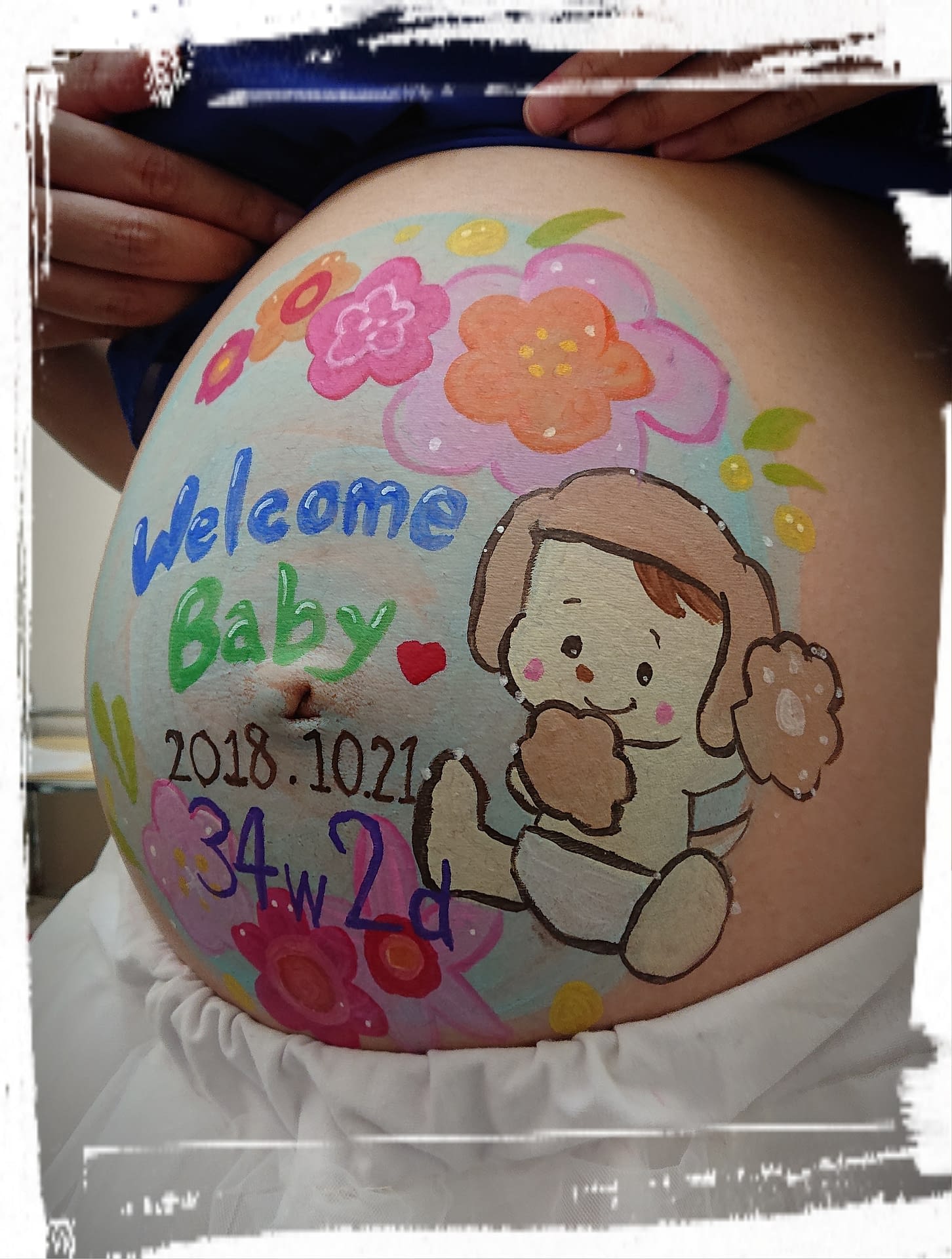 帯広 マタニティペイントアーティスト まつうら さとい 日本フェイスペイント協会 R 認定アーティスト紹介サイト マタニティペイント Com